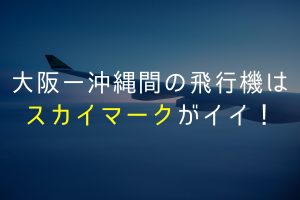 沖縄 大阪 飛行機 ピーチ
