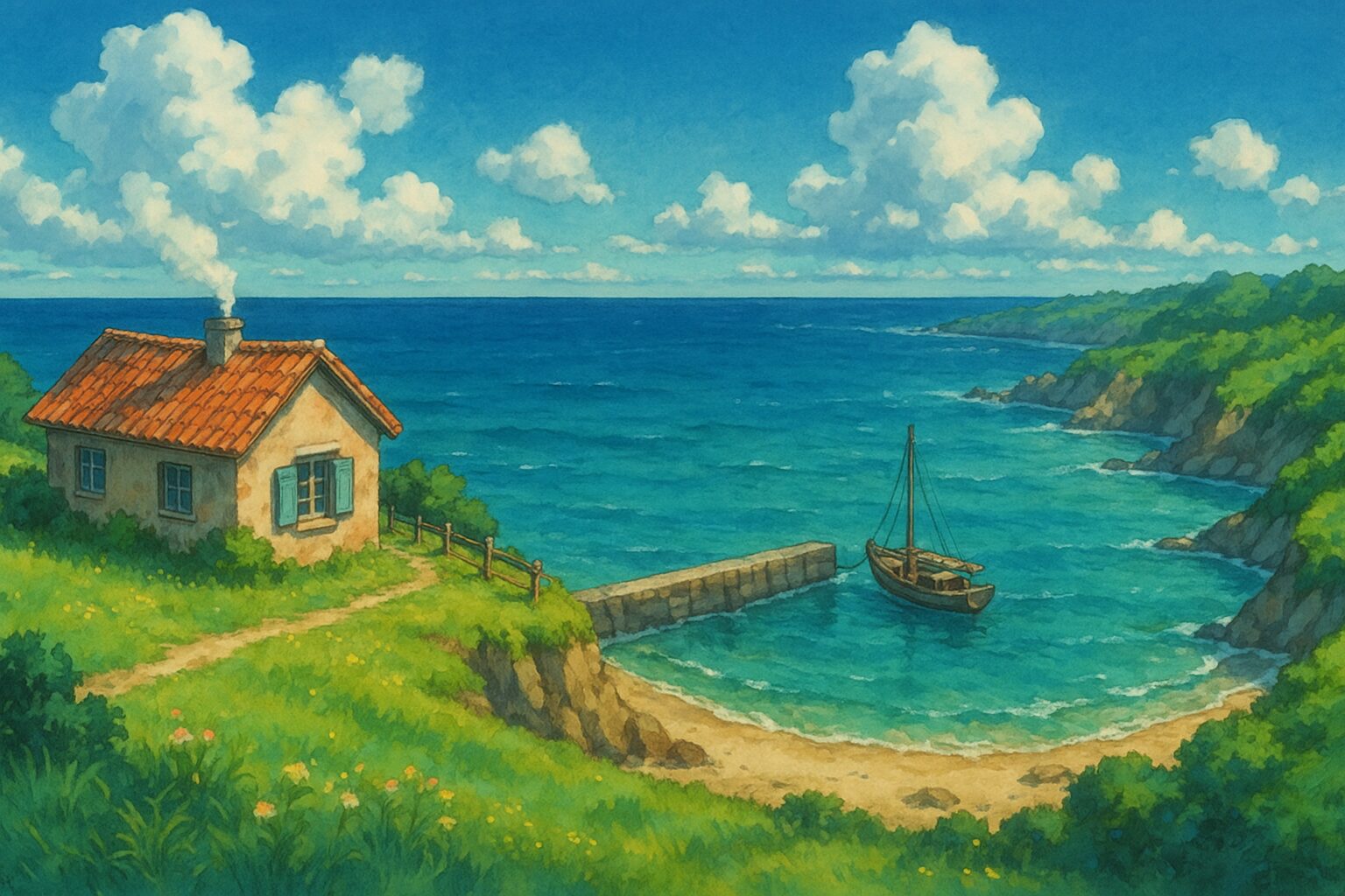 海沿いの土地