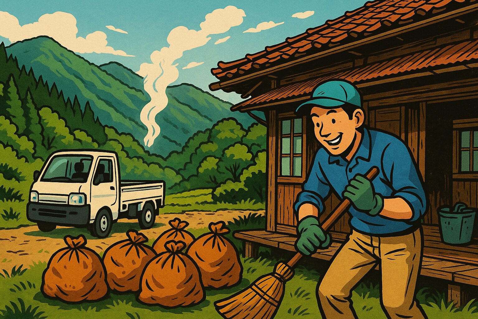 温泉 古民家